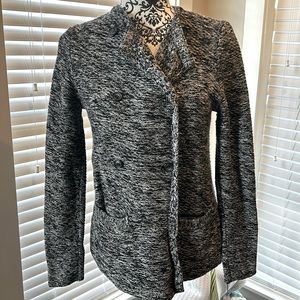 Lucky Brand Sweater, Black and White, M